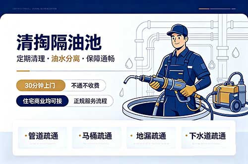揭阳清掏隔油池